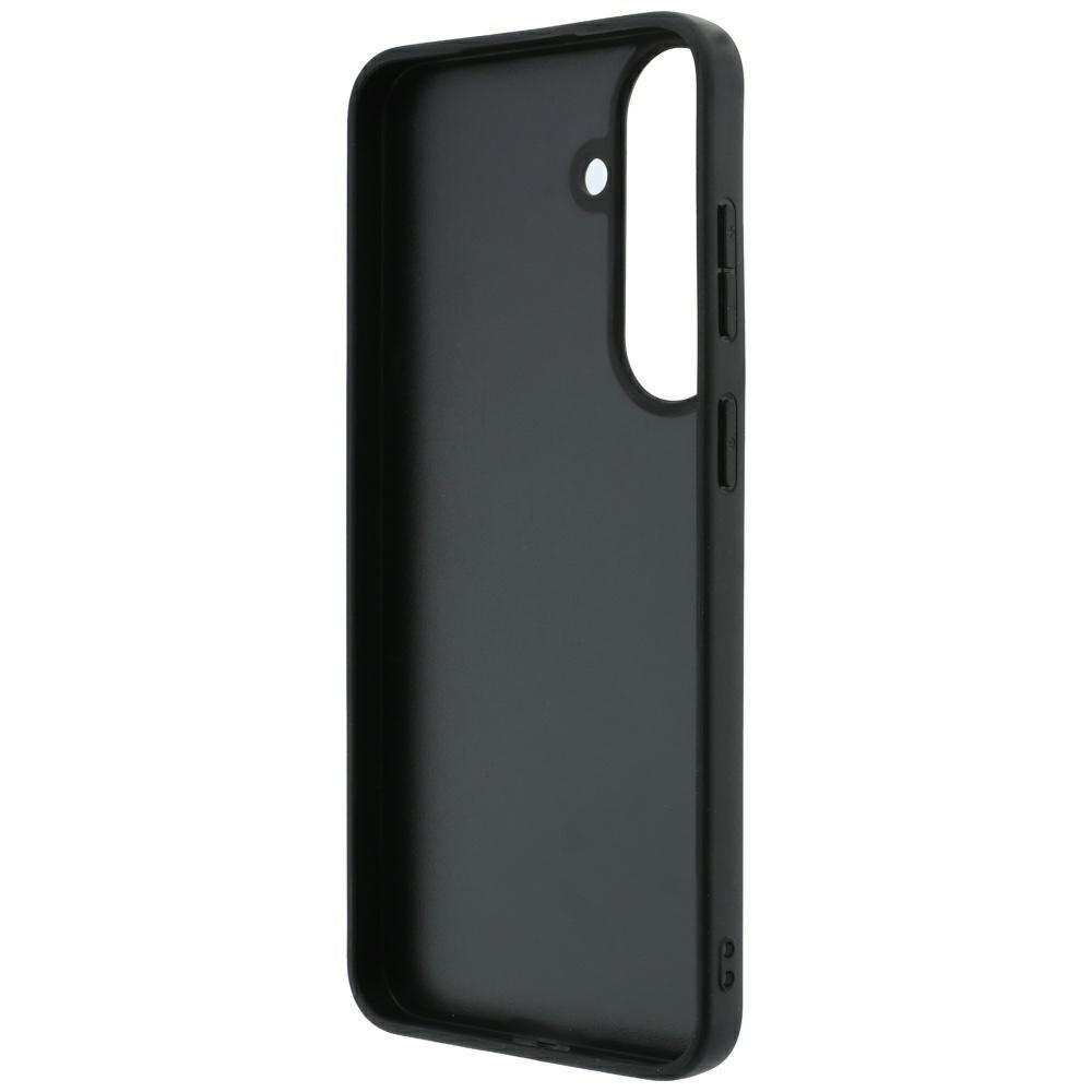 MagSafe-kuori Samsung Galaxy S26 FE S741 -puhelimelle, Guess, 4G Embossed Ring Classic Logo, musta