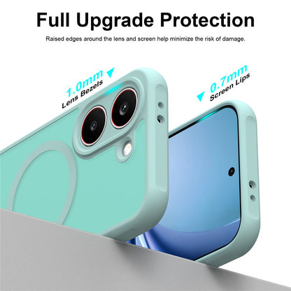 MagSafe-kuori Samsung Galaxy S26 FE S741:lle, Techsuit, HaloFrost II, Vaaleanvihreä