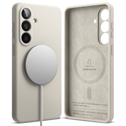 MagSafe-kotelo Samsung Galaxy S26 Plus -puhelimelle, Ringke, Silikoni, Kerma