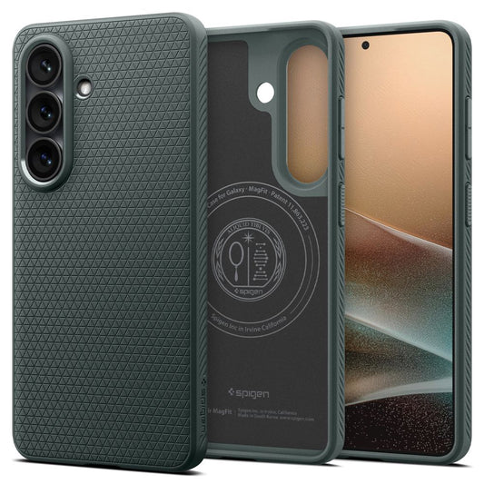 MagSafe-kotelo Samsung Galaxy S26 Plus S947:lle, Spigen, Liquid Air, Vihreä ACS10706