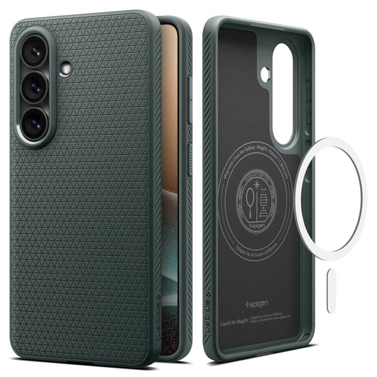 MagSafe-kotelo Samsung Galaxy S26 Plus S947:lle, Spigen, Liquid Air, Vihreä ACS10706