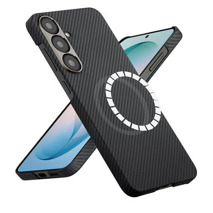 MagSafe-kotelo Samsung Galaxy S26 Plus S947:lle, Techsuit, Aramidikuitu, Musta