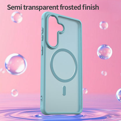 MagSafe-kotelo Samsung Galaxy S26 Plus -puhelimelle, Techsuit, HaloFrost II, Vaaleanvihreä