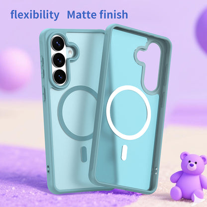 MagSafe-kotelo Samsung Galaxy S26 Plus -puhelimelle, Techsuit, HaloFrost II, Vaaleanvihreä