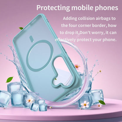 MagSafe-kotelo Samsung Galaxy S26 Plus -puhelimelle, Techsuit, HaloFrost II, Vaaleanvihreä