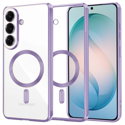 MagSafe-kotelo Samsung Galaxy S26 Plus -puhelimelle, Techsuit, Luxury Crystal, Vaaleanvioletti