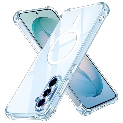 MagSafe-kotelo Samsung Galaxy S26 Plus S947:lle, Techsuit, Iskunkestävä, Läpinäkyvä