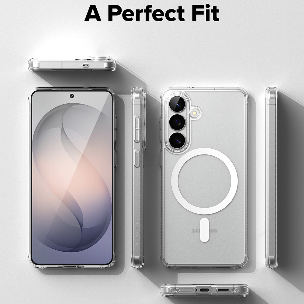MagSafe-kotelo Samsung Galaxy S26:lle, Ringke, Fusion, Matta Läpinäkyvä