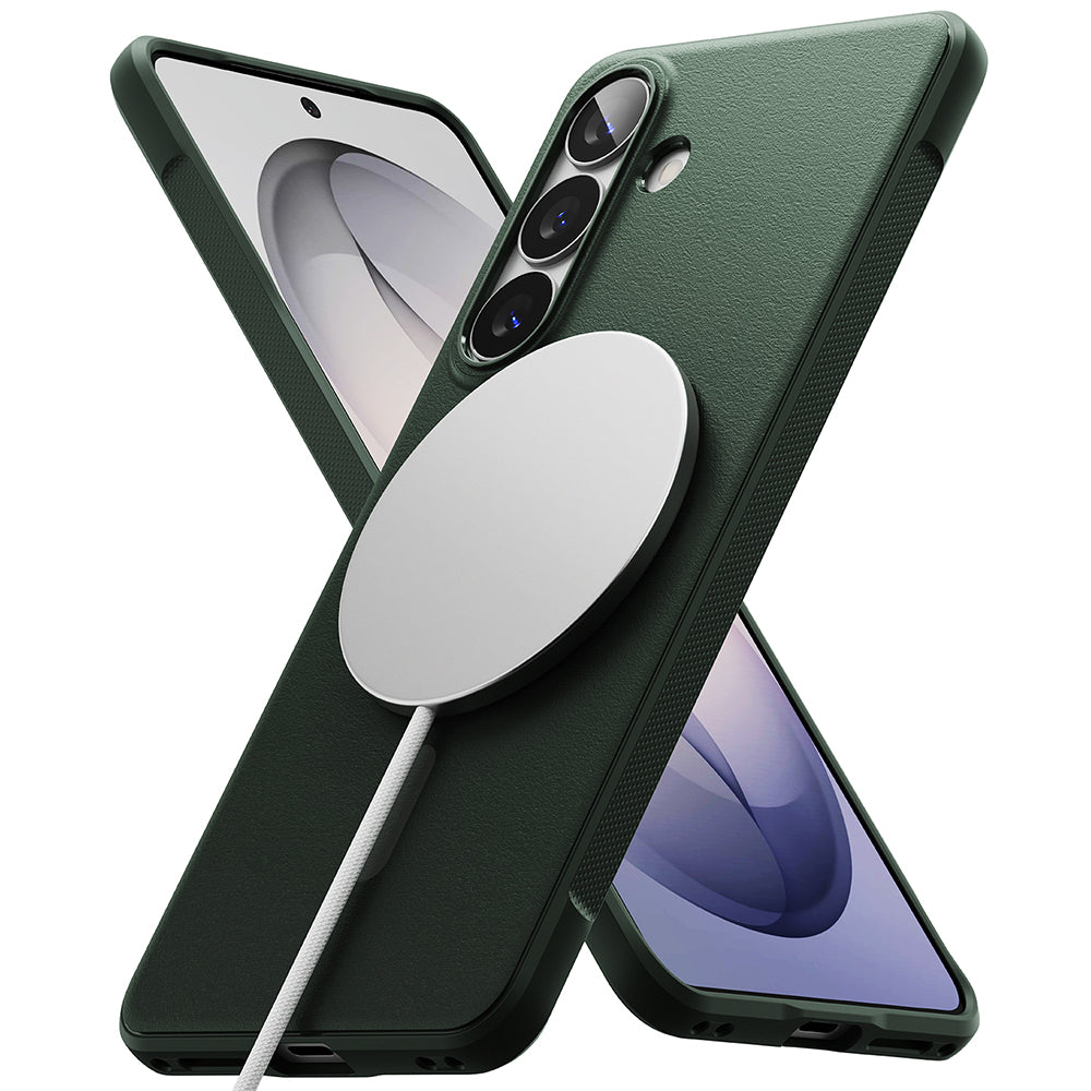 MagSafe-kotelo Samsung Galaxy S26 S942:lle, Ringke, Onyx, Tummanvihreä