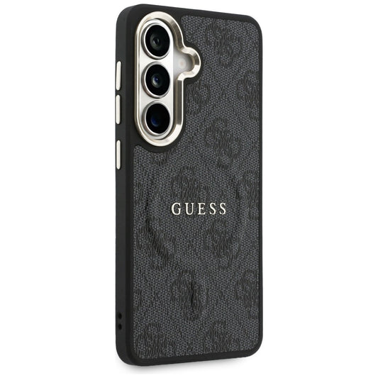 MagSafe-kotelo Samsung Galaxy S26 S942:lle, Guess, 4G Embossed Ring, Musta