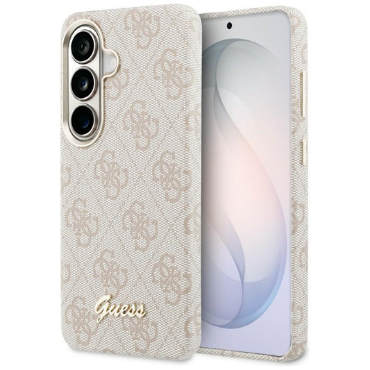 MagSafe-kotelo Samsung Galaxy S26 S942:lle, Guess, 4G Script Logo, Pinkki