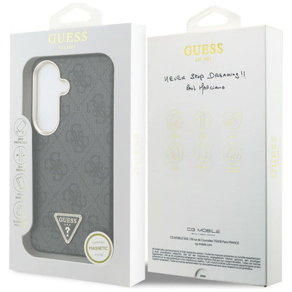 MagSafe-kotelo Samsung Galaxy S26 S942:lle, Guess, 4G Triangle Logo, Musta
