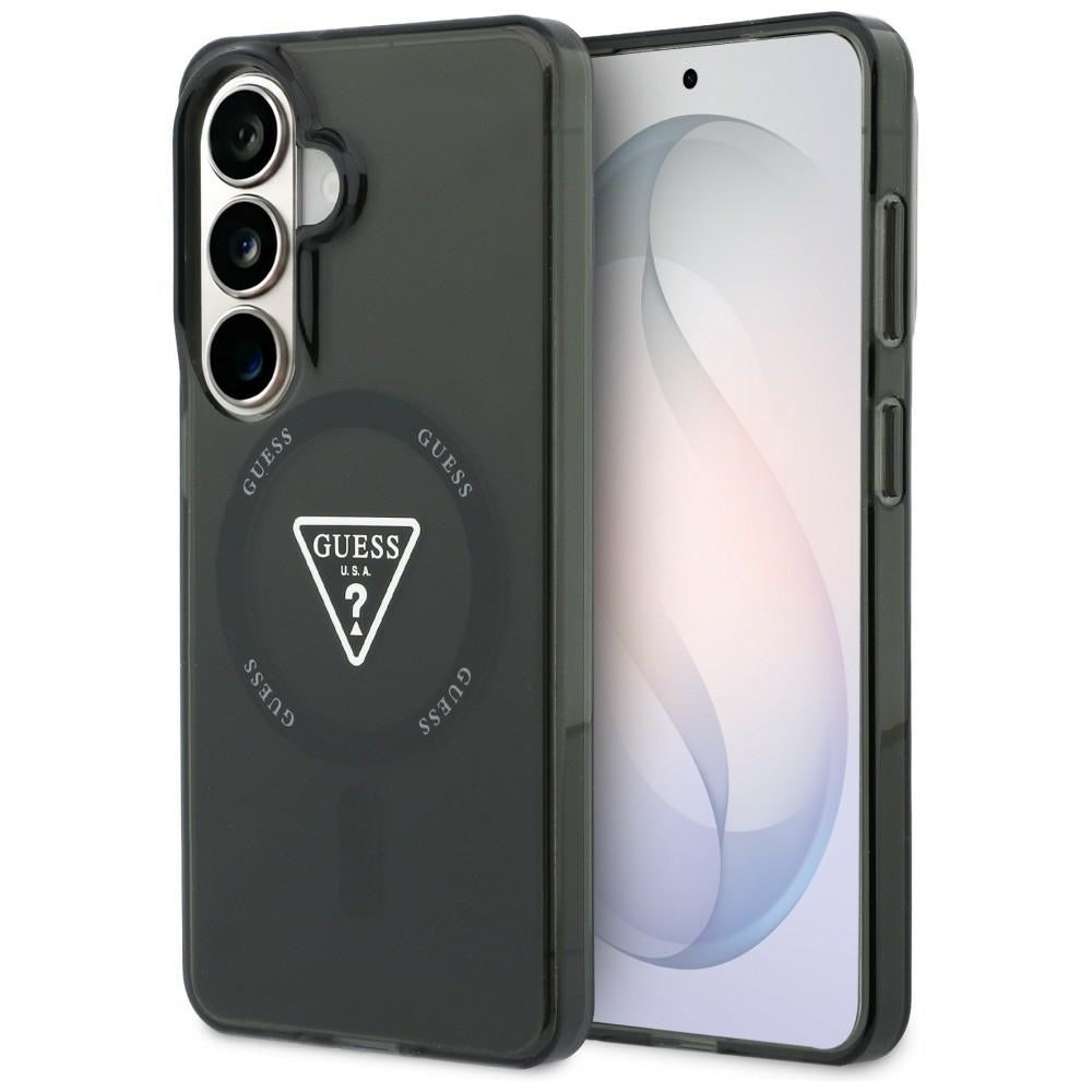 MagSafe-kotelo Samsung Galaxy S26 S942:lle, Guess, IML Gradient Triangle -logo, musta