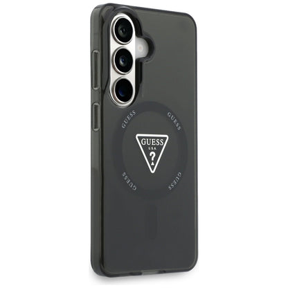 MagSafe-kotelo Samsung Galaxy S26 S942:lle, Guess, IML Gradient Triangle -logo, musta