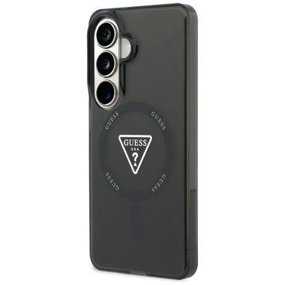 MagSafe-kotelo Samsung Galaxy S26 S942:lle, Guess, IML Gradient Triangle -logo, musta