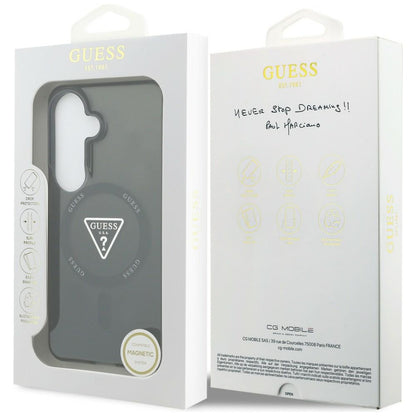 MagSafe-kotelo Samsung Galaxy S26 S942:lle, Guess, IML Gradient Triangle -logo, musta