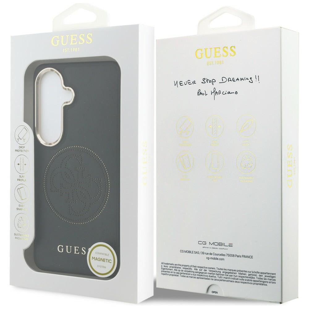 MagSafe-kotelo Samsung Galaxy S26 S942:lle, Guess, Perforated Logo, Musta