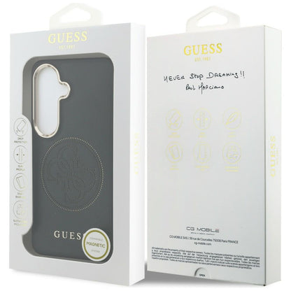 MagSafe-kotelo Samsung Galaxy S26 S942:lle, Guess, Perforated Logo, Musta