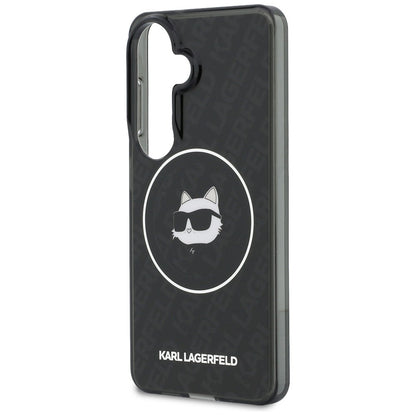 MagSafe-kotelo Samsung Galaxy S26 S942:lle, Karl Lagerfeld, IML Choupette Head on KL Repeated Logo, Musta