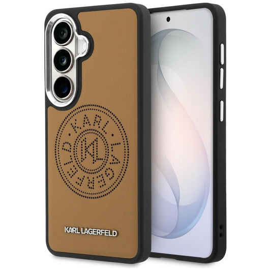 MagSafe-kotelo Samsung Galaxy S26 S942:lle, Karl Lagerfeld, Karl Round Point Logo, Ruskea