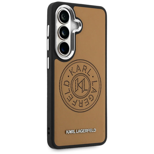 MagSafe-kotelo Samsung Galaxy S26 S942:lle, Karl Lagerfeld, Karl Round Point Logo, Ruskea