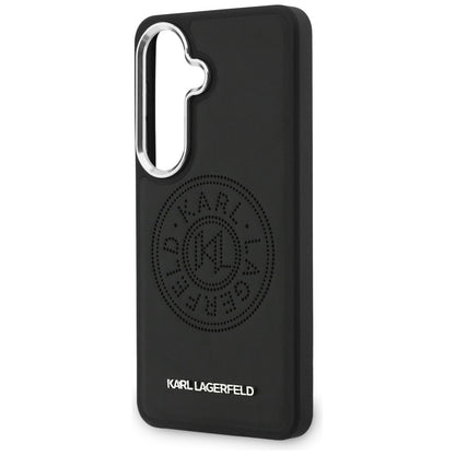 MagSafe Case for Samsung Galaxy S26 S942, Karl Lagerfeld, Karl Round Point Logo, Black