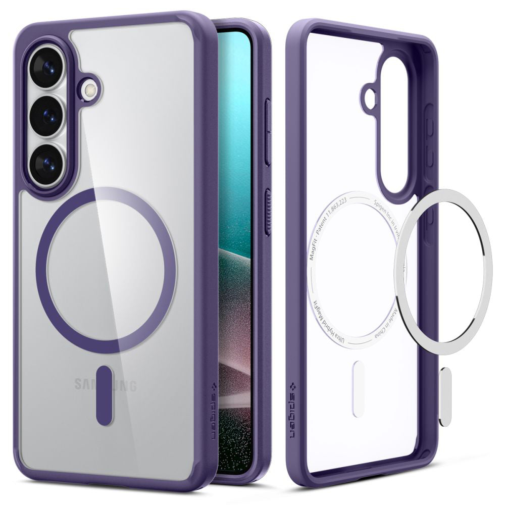 MagSafe-kotelo Samsung Galaxy S26 S942:lle, Spigen, Ultra Hybrid, Tummanvioletti ACS11220