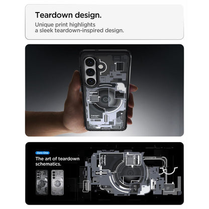 MagSafe-kotelo Samsung Galaxy S26 S942:lle, Spigen, Ultra Hybrid Zero One, Musta ACS10736