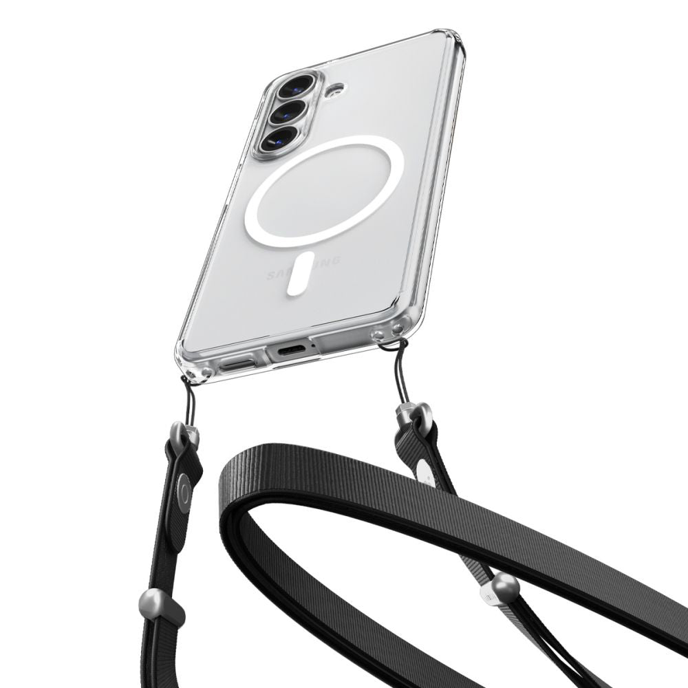 MagSafe-kotelo Samsung Galaxy S26 S942:lle, Spigen, Ultra Hybrid, Läpinäkyvä Valkoinen ACS10734