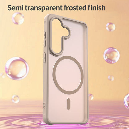 MagSafe Case for Samsung Galaxy S26, Techsuit, HaloFrost II, Gold