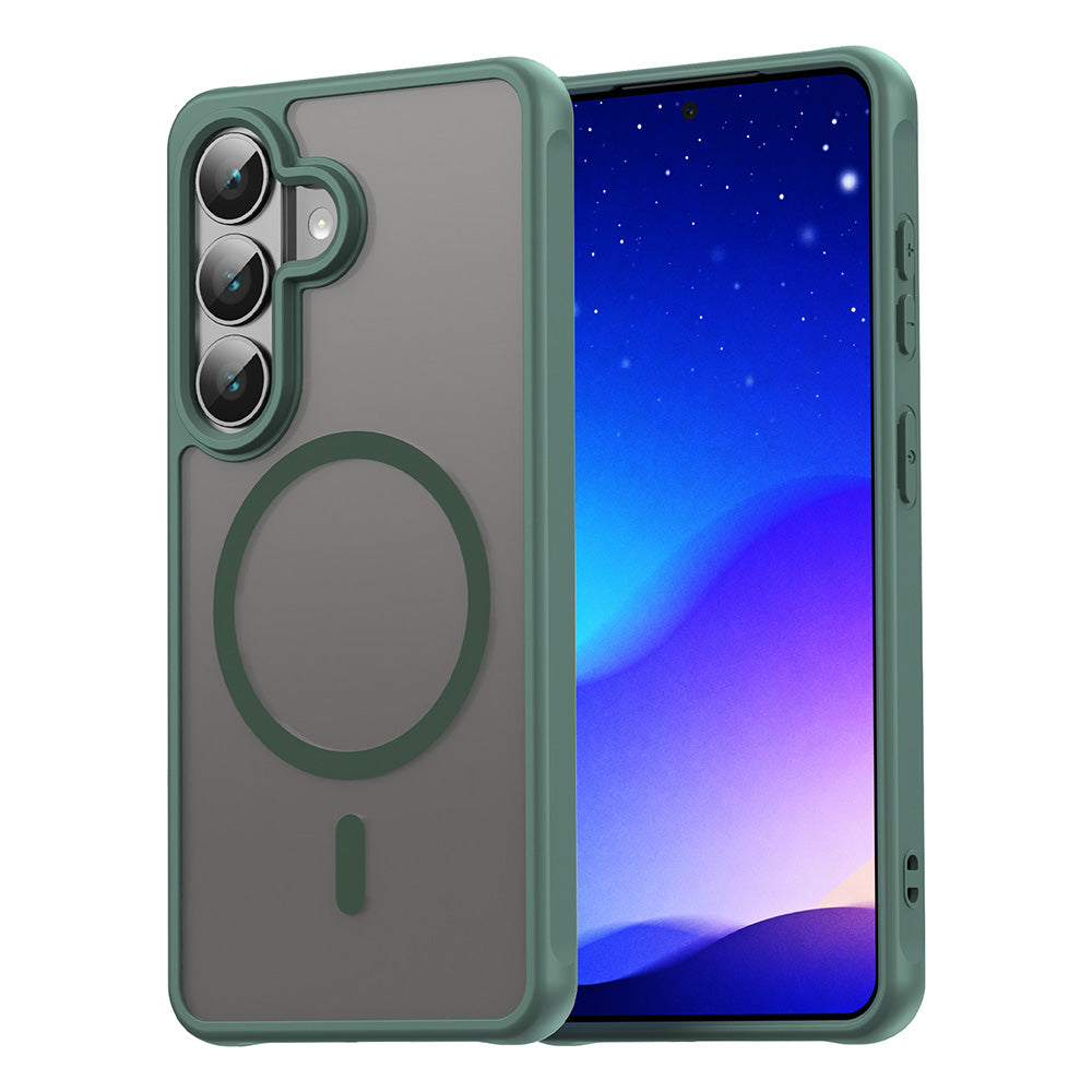 MagSafe-kotelo Samsung Galaxy S26:lle, Techsuit, HaloFrost II, Vihreä