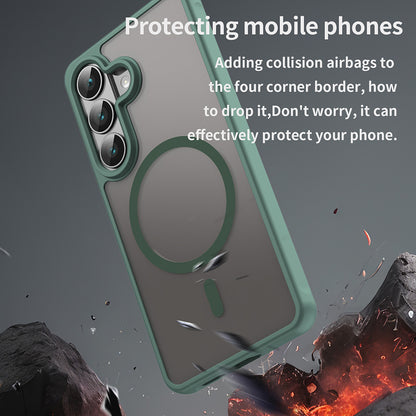 MagSafe-kotelo Samsung Galaxy S26:lle, Techsuit, HaloFrost II, Vihreä