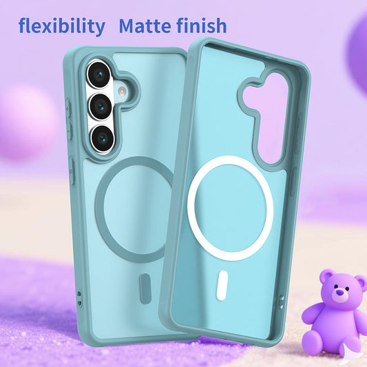 MagSafe-kotelo Samsung Galaxy S26:lle, Techsuit, HaloFrost II, Vaaleanvihreä