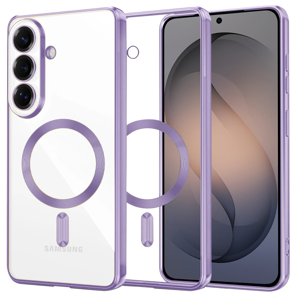 MagSafe-kotelo Samsung Galaxy S26:lle, Techsuit, Luxury Crystal, Vaaleanvioletti