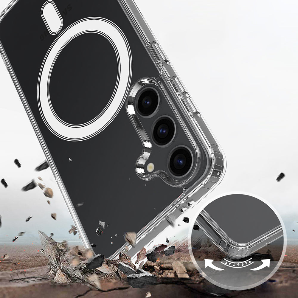 MagSafe-kotelo Samsung Galaxy S26:lle, Techsuit, Pro, Läpinäkyvä