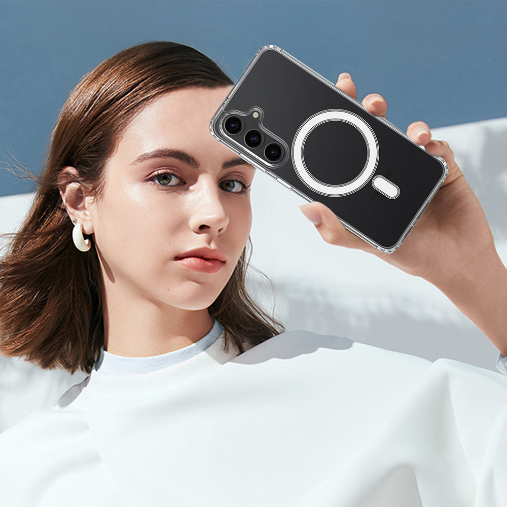 MagSafe-kotelo Samsung Galaxy S26:lle, Techsuit, Pro, Läpinäkyvä