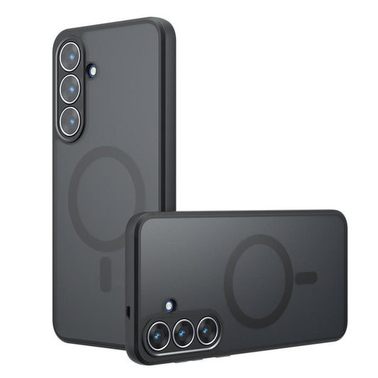 MagSafe-kotelo Samsung Galaxy S26:lle, Techsuit, PureFrost, Satinoitu Musta