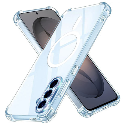 MagSafe-kotelo Samsung Galaxy S26 S942:lle, Techsuit, Iskunkestävä, Läpinäkyvä