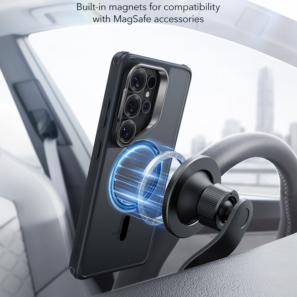 MagSafe-kotelo Samsung Galaxy S26 Ultra S948:lle, ESR, Classic Hybrid Kickstand, Mattamusta