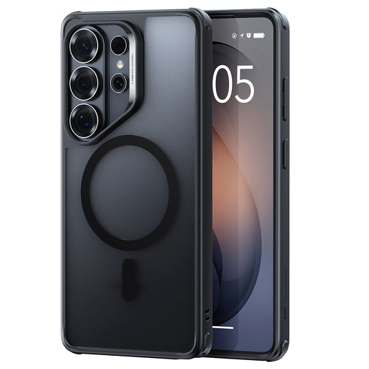 MagSafe-kotelo Samsung Galaxy S26 Ultra -puhelimelle, ESR, Classic Hybrid, Satinoitu Musta