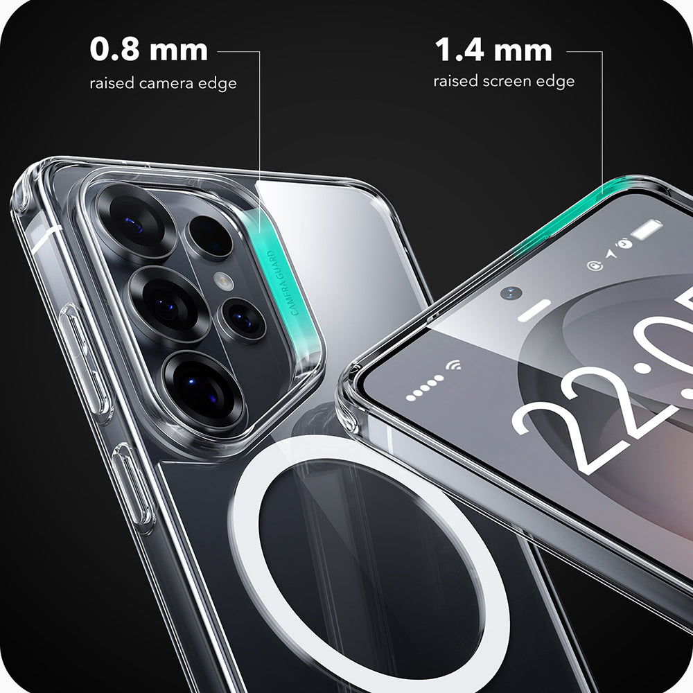 MagSafe-kotelo Samsung Galaxy S26 Ultra, ESR, Classic Hybrid, Läpinäkyvä