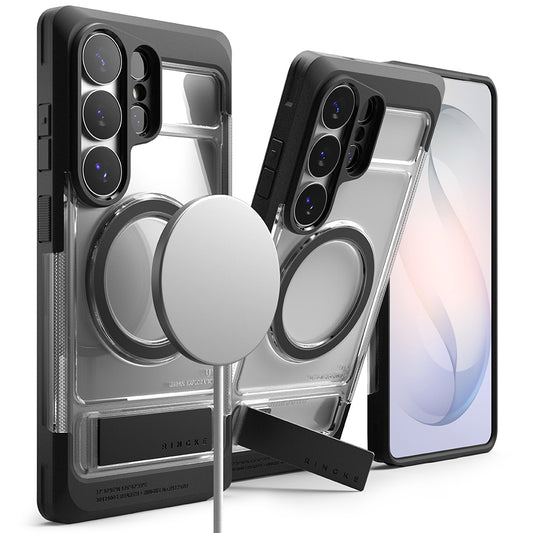 MagSafe-kotelo Samsung Galaxy S26 Ultra -puhelimelle, Ringke, UX, Läpinäkyvä