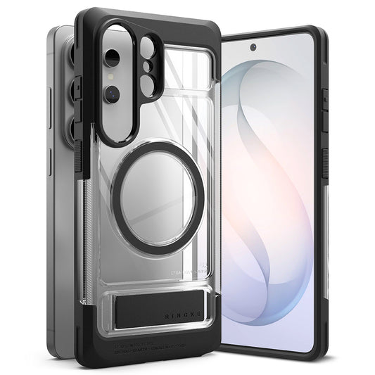 MagSafe-kotelo Samsung Galaxy S26 Ultra -puhelimelle, Ringke, UX, Läpinäkyvä