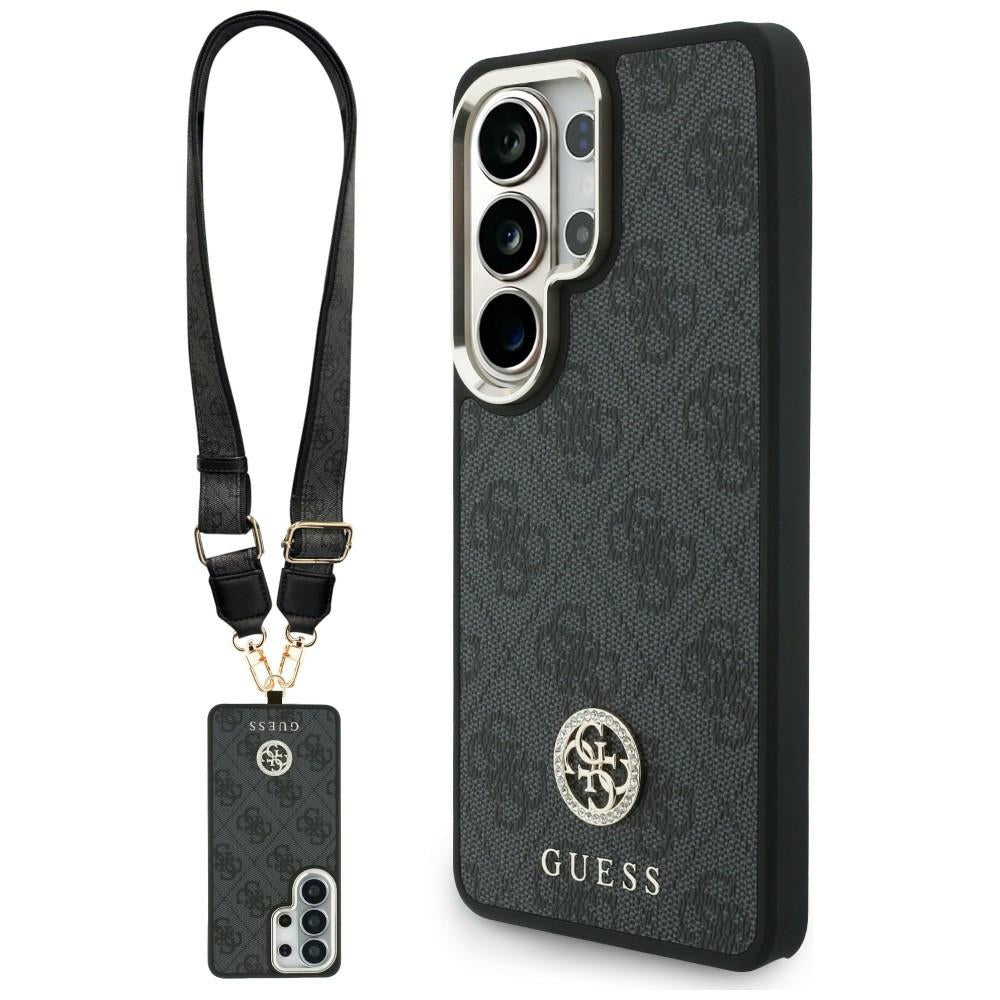 MagSafe-kotelo Samsung Galaxy S26 Ultra S948:lle, GUESS, 4G Big Rhinestone Triangle Strap, Musta