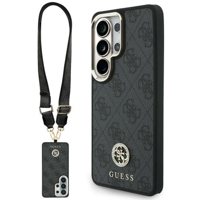 MagSafe-kotelo Samsung Galaxy S26 Ultra S948:lle, GUESS, 4G Big Rhinestone Triangle Strap, Musta
