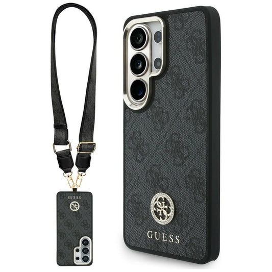 MagSafe-kotelo Samsung Galaxy S26 Ultra S948:lle, GUESS, 4G Big Rhinestone Triangle Strap, Musta