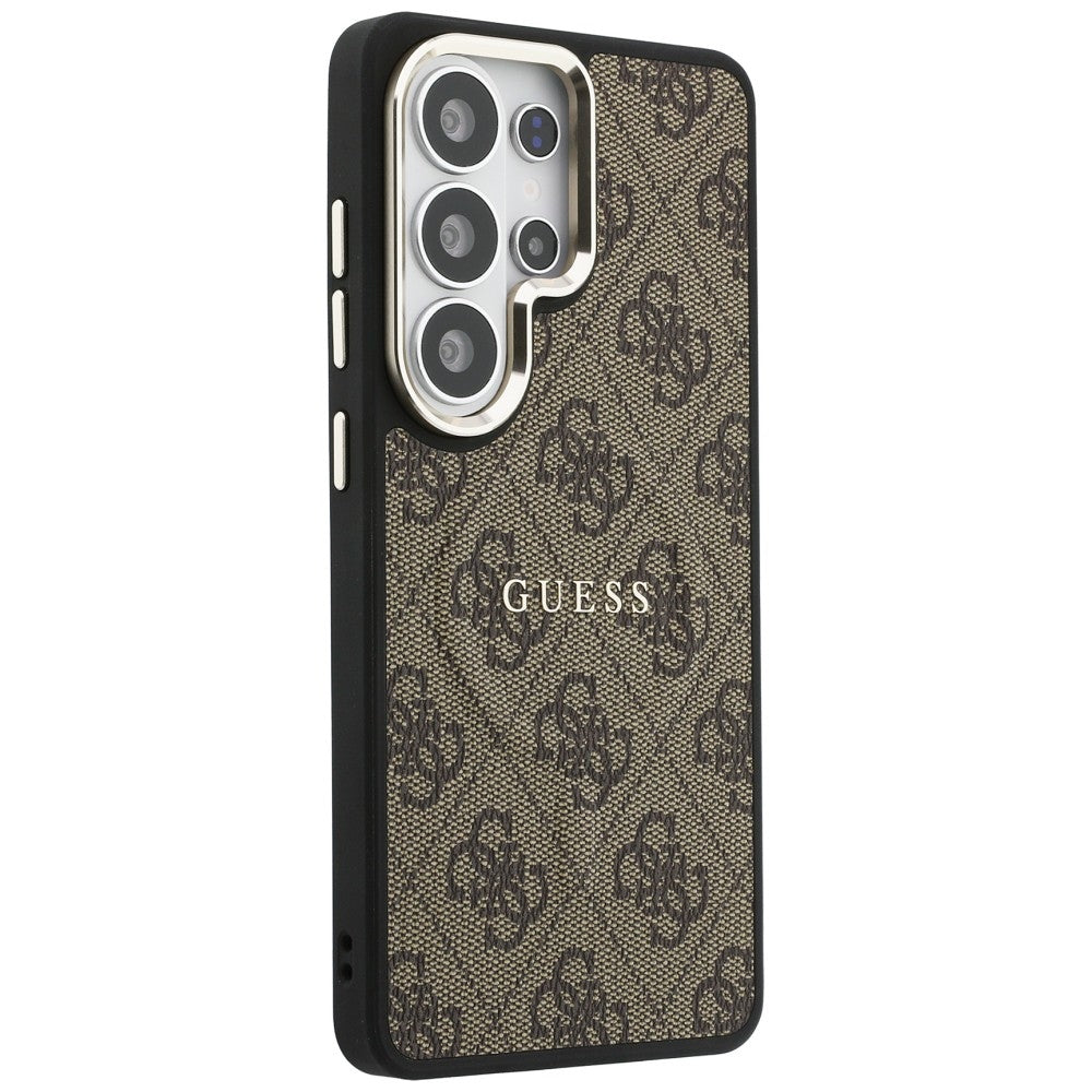 MagSafe-kotelo Samsung Galaxy S26 Ultra S948:lle, Guess, 4G Embossed Ring, Ruskea