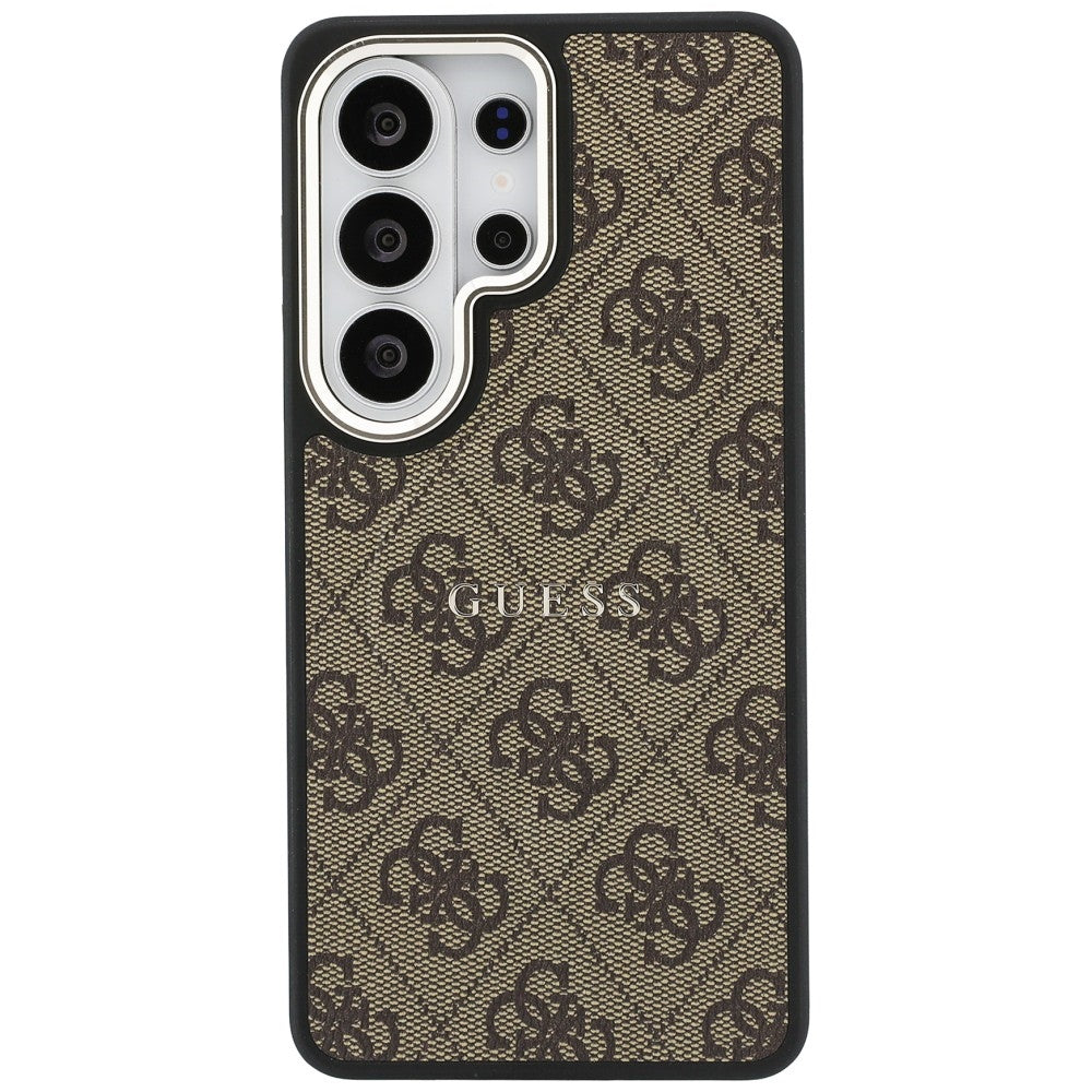 MagSafe-kotelo Samsung Galaxy S26 Ultra S948:lle, Guess, 4G Embossed Ring, Ruskea