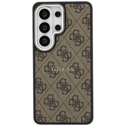 MagSafe-kotelo Samsung Galaxy S26 Ultra S948:lle, Guess, 4G Embossed Ring, Ruskea