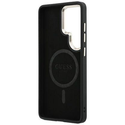 MagSafe-kotelo Samsung Galaxy S26 Ultra S948:lle, Guess, 4G Embossed Ring, Ruskea